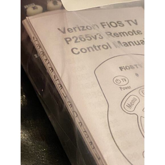 Verizon Fios TV P265v3 RC New in Sealed Bag, with instructions and batteries - Picture 4 of 8